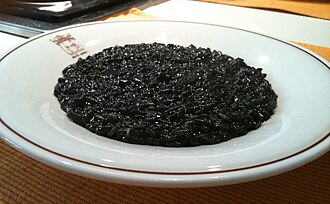 riso al nero di seppia
